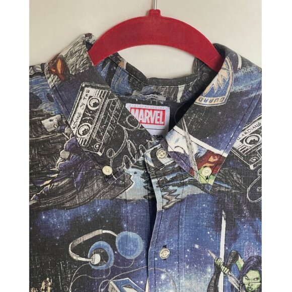 Reyn Spooner Guardians of the Galaxy Shirt Men’s XL Short Sleeve Classic Fit - Picture 5 of 10